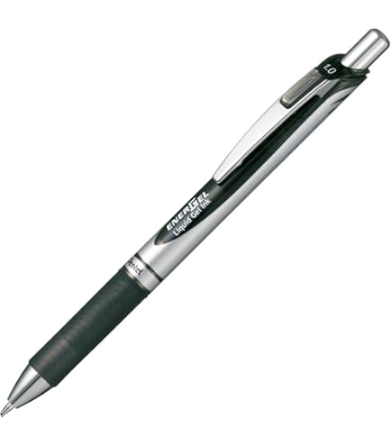 ぺんてる Pentel 20μ 銀メッキ シルバー ボールペン ノック式 廃番 Amazon | ぺんてる ボールペン ゲルインキ エナージェル ノック